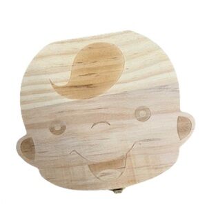 NWOT Little Boys Baby Wooden Teeth Holder and Organizer.